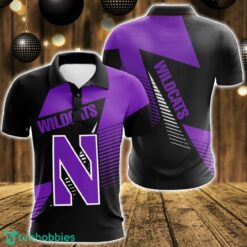 Northwestern Wildcats 3D Polo Shirt For Team Sport Gift For Men Product Photo 1