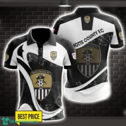 Notts County FC 3D Polo Shirt Special Gift For Fans Holiday Gift Product Photo 1