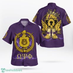 Omega Psi Phi Royal Bulldog Hawaiian Shirt 3D All Over Printed Hawaii Shirt Summer Gift Product Photo 1