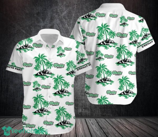 o'reilly auto parts Hawaiian Shirt Button Beach Shirt Product Photo 1