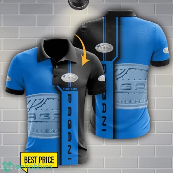 Pagani 3D Polo Shirt Custom Name For Fans Car Lover Gift Product Photo 1
