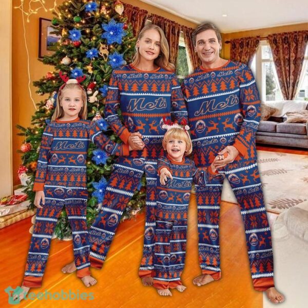 Pajamas set Ugly Christmas MLB New York Mets For Christmas - Pajamas set Ugly Christmas MLB New York Mets For Christmas