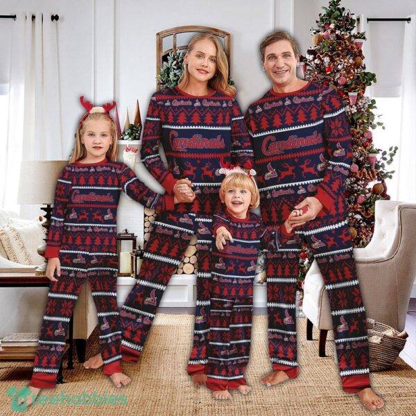 Pajamas set Ugly Christmas MLB St. Louis Cardinals Men Women For Fans - Pajamas set Ugly Christmas MLB St. Louis Cardinals Men Women For Fans