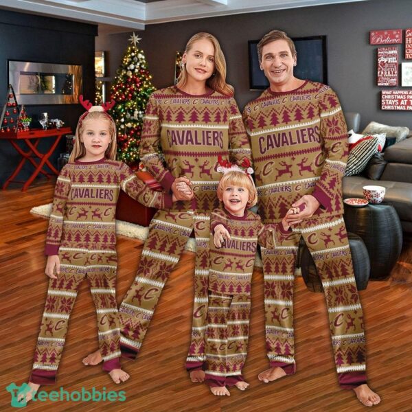 Pajamas set Ugly Christmas NBA Cleveland Cavaliers Men Women For Fans - Pajamas set Ugly Christmas NBA Cleveland Cavaliers Men Women For Fans