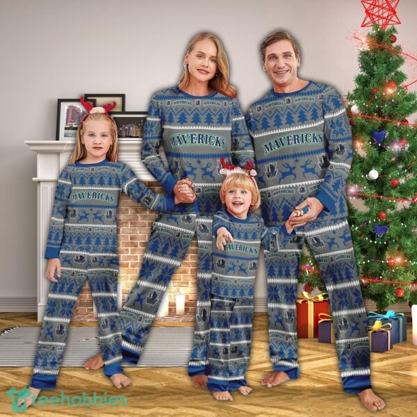 Pajamas set Ugly Christmas NBA Dallas Mavericks All Over Print Christmas Gift - Pajamas set Ugly Christmas NBA Dallas Mavericks All Over Print Christmas Gift