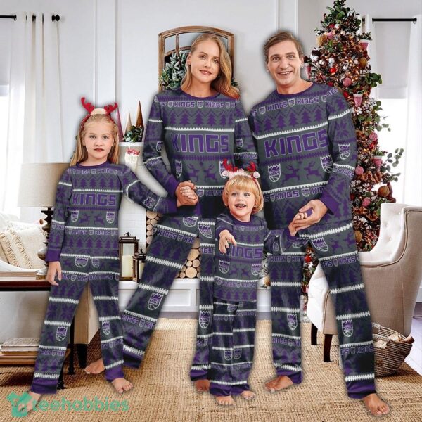 Pajamas set Ugly Christmas NBA Sacramento Kings Men Women For Fans - Pajamas set Ugly Christmas NBA Sacramento Kings Men Women For Fans