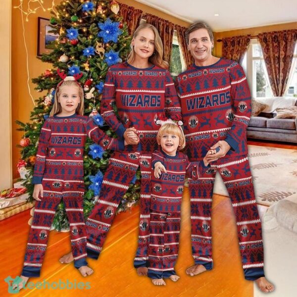Pajamas set Ugly Christmas NBA Washington Wizards For Christmas - Pajamas set Ugly Christmas NBA Washington Wizards For Christmas
