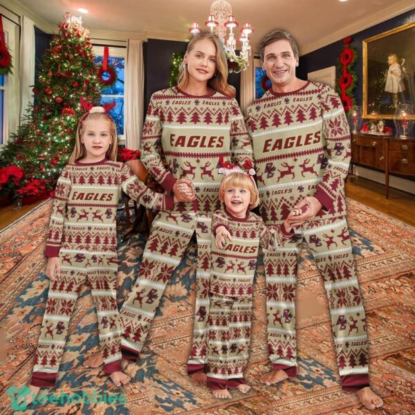 Pajamas set Ugly Christmas NCAA Boston College Eagles For Women Gift Christmas - Pajamas set Ugly Christmas NCAA Boston College Eagles For Women Gift Christmas