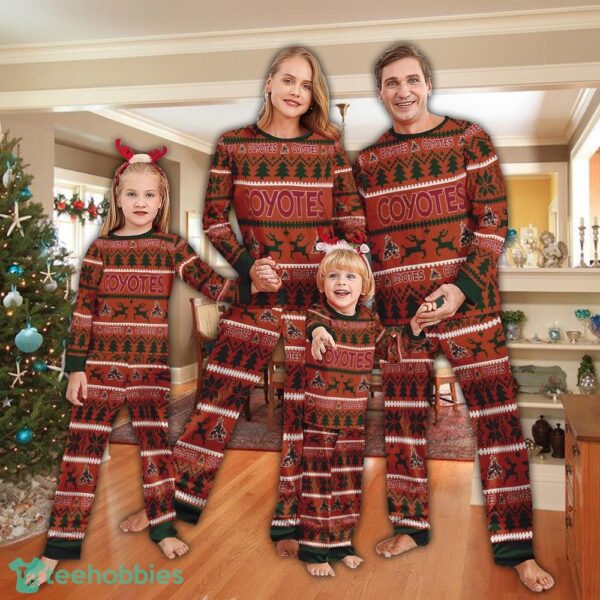 Pajamas set Ugly Christmas NHL Arizona Coyotes For Christmas - Pajamas set Ugly Christmas NHL Arizona Coyotes For Christmas
