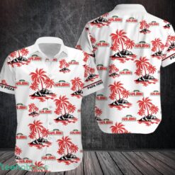 papa john's pizza Hawaiian Shirt Button Beach Shirt Product Photo 1