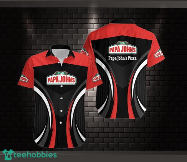 Papa John's Pizza Unique Gift For Fans 3d Hawaiian Shirt Product Photo 1