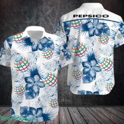 Pepsico Hawaii Shirt Big Flower Tropical Hawaiian Shirt Product Photo 1