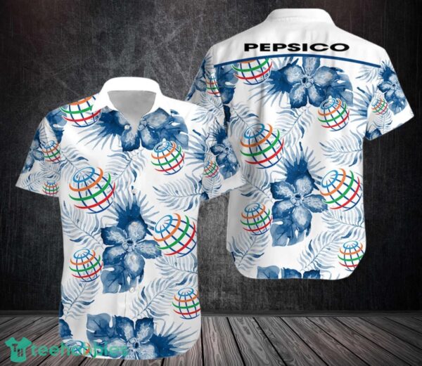Pepsico Hawaii Shirt Big Flower Tropical Hawaiian Shirt Product Photo 1