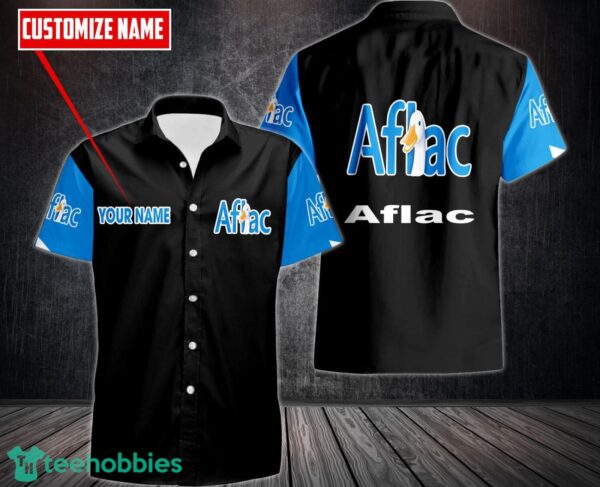 Personalized Aflac 3D Printing Hawaiian Shirt For Men And Women Custom Name Product Photo 1
