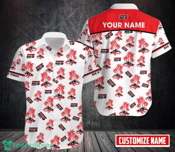 Personalized Big O Tires Hawaii Shirt Coconut Pattern Shirt Product Photo 1
