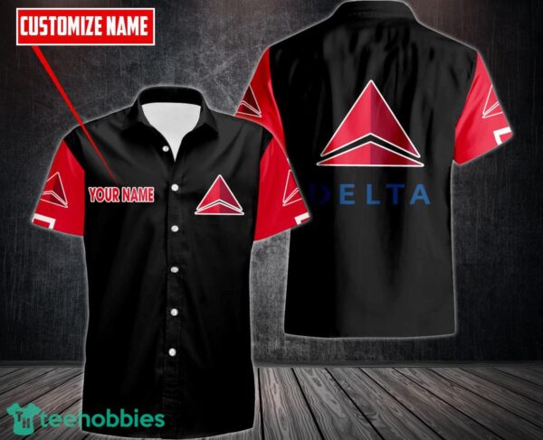 Personalized Delta Air Lines 3D Printing Hawaiian Shirt For Men And Women Custom Name Product Photo 1