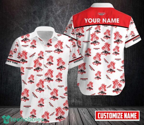 Personalized Discount Tire Hawaii Shirt Coconut Pattern Shirt Product Photo 1