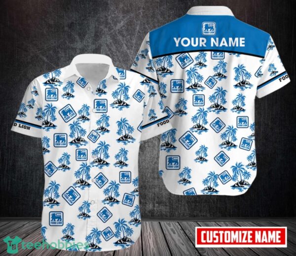 Personalized Food Lion Hawaii Shirt Coconut Pattern Shirt Product Photo 1