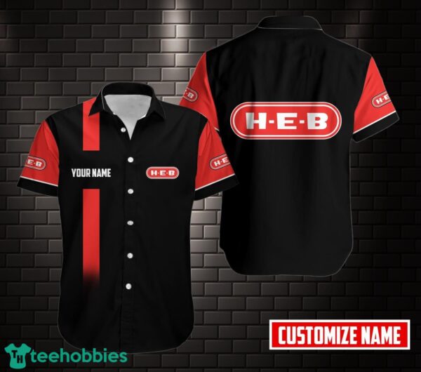 PERSONALIZED h-e-b All Over Printed 3D Hawaiian Shirt Product Photo 1