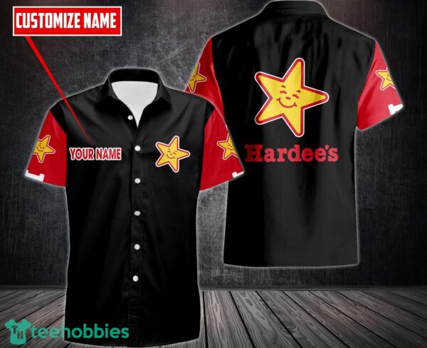Personalized Hardee's 3D Printing Hawaiian Shirt For Men And Women Custom Name Product Photo 1