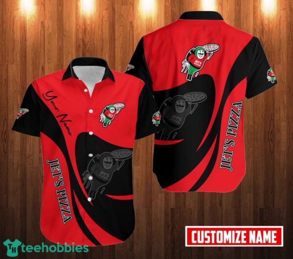 Personalized jet's pizza Lover Shirt 3D Hawaiian Shirt For Men And Women Gift Product Photo 1
