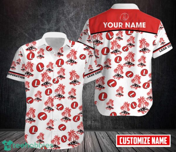 Personalized Lear Corporation Hawaii Shirt Coconut Pattern Shirt Product Photo 1