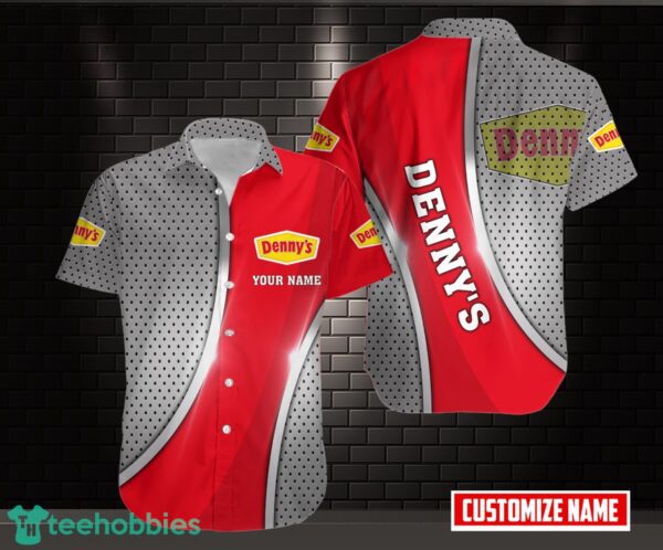 Personalized Name Denny's AOP Hawaiian Shirt All Over Printed Button Shirt Product Photo 1
