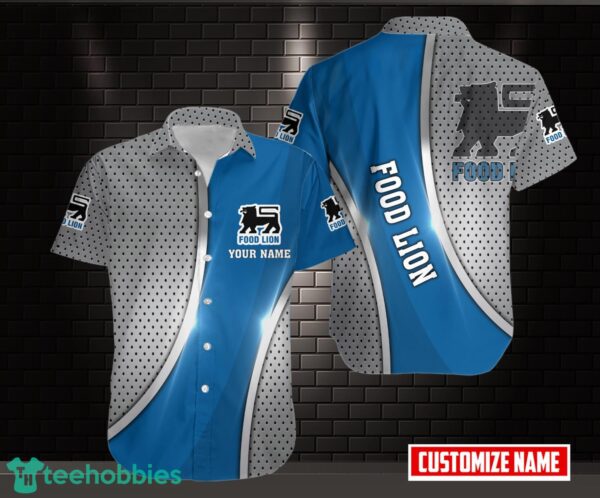 Personalized Name Food Lion AOP Hawaiian Shirt All Over Printed Button Shirt Product Photo 1