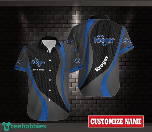 Personalized Name Kroger Unique Gift For Fans 3d Hawaiian Shirt Product Photo 1