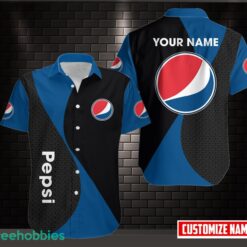 Personalized Name Pepsi AOP Hawaiian Shirt Gift Product Photo 1