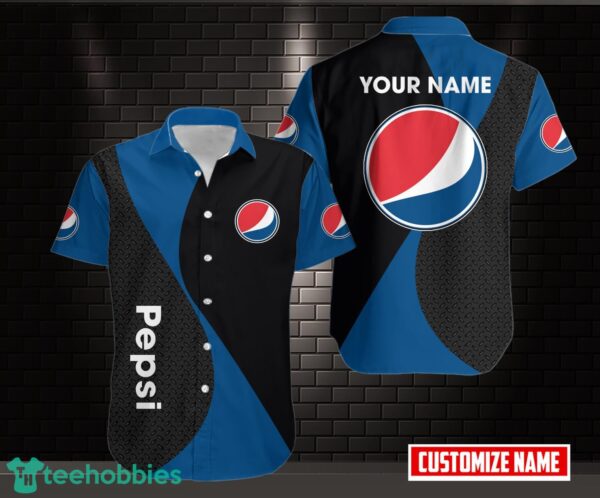 Personalized Name Pepsi AOP Hawaiian Shirt Gift Product Photo 1