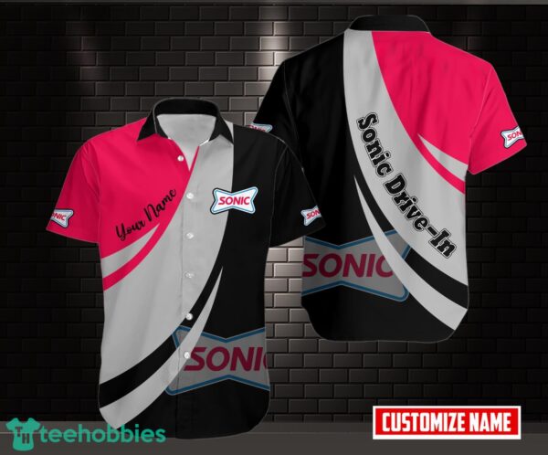 Personalized Name Sonic Drive-In Unique Gift For Fans 3d Hawaiian Shirt Product Photo 1