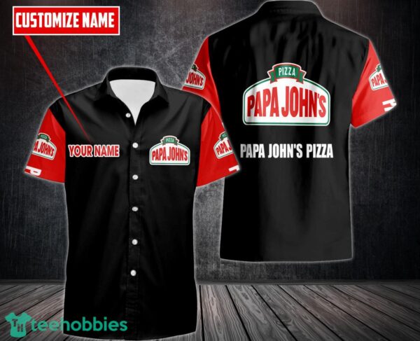 Personalized Papa John's Pizza 3D Printing Hawaiian Shirt For Men And Women Product Photo 1