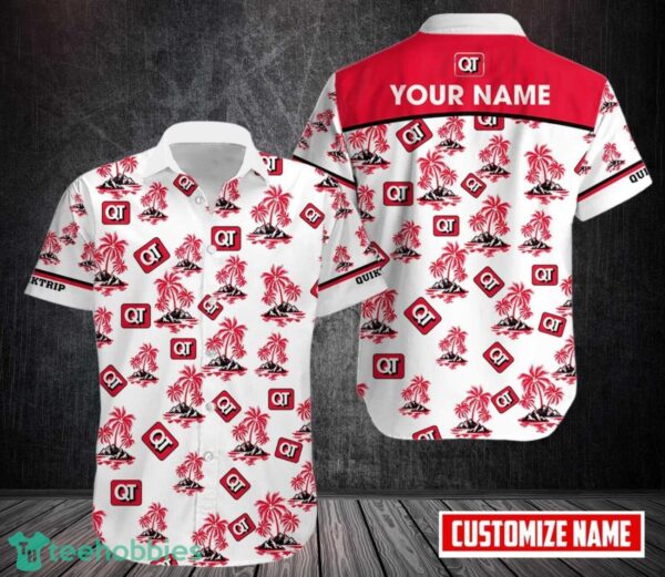 Personalized Quiktrip Hawaii Shirt Coconut Pattern Shirt Product Photo 1