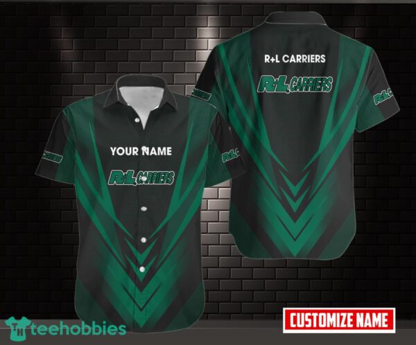 Personalized R+L Carriers logo brand Hawaiian Shirt Custom Name Product Photo 1