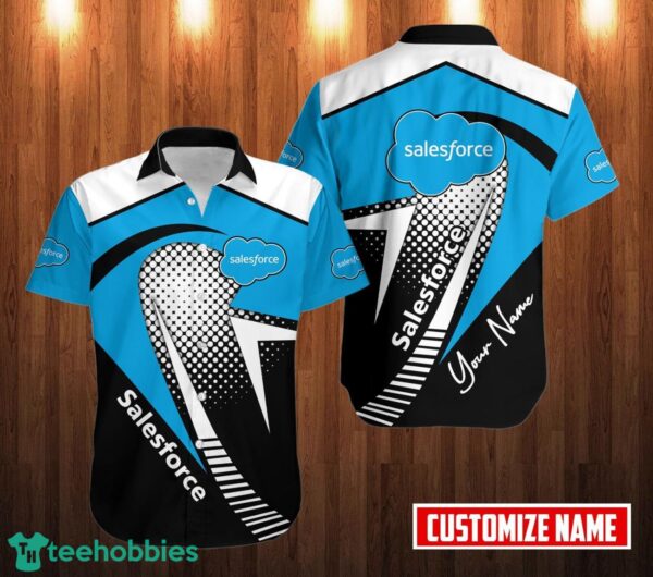 Personalized Salesforce Unique Gift For Fans 3d Hawaiian Shirt Product Photo 1