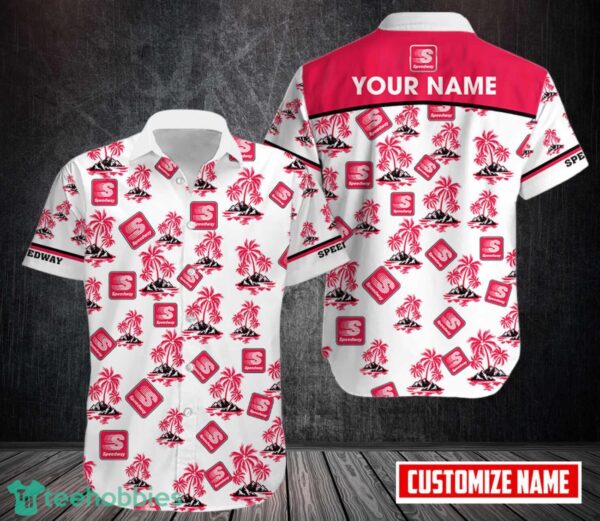 Personalized Speedway Hawaii Shirt Coconut Pattern Shirt Product Photo 1