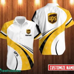 Personalized Ups Hawaii Shirt Classic Button Shirt Custom Name Product Photo 1