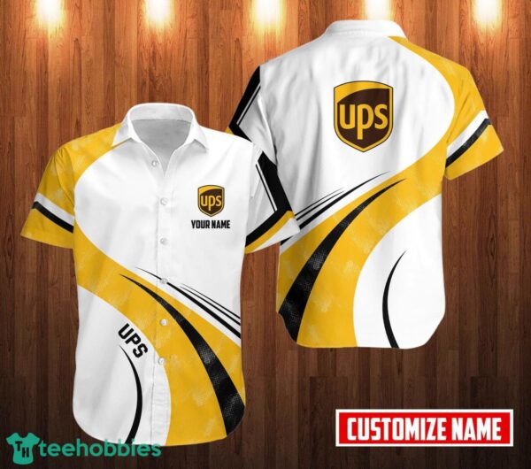 Personalized Ups Hawaii Shirt Classic Button Shirt Custom Name Product Photo 1
