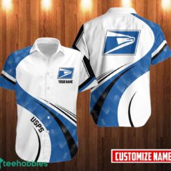 Personalized Usps Hawaii Shirt Classic Button Shirt Custom Name Product Photo 1
