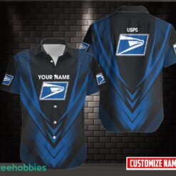 Personalized USPS logo brand Hawaiian Shirt Custom Name Product Photo 1