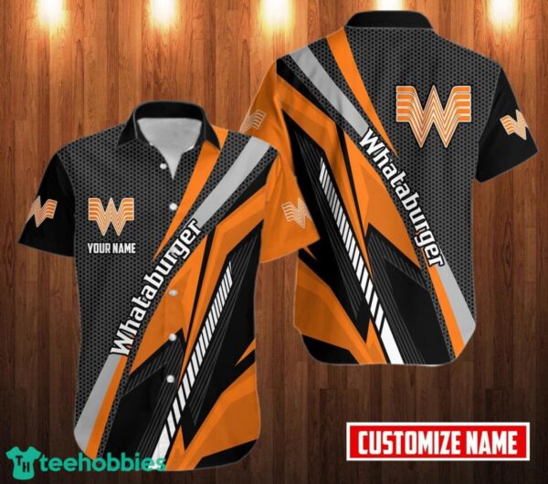 Personalized Whataburger Unique Gift For Fans 3d Hawaiian Shirt Product Photo 1