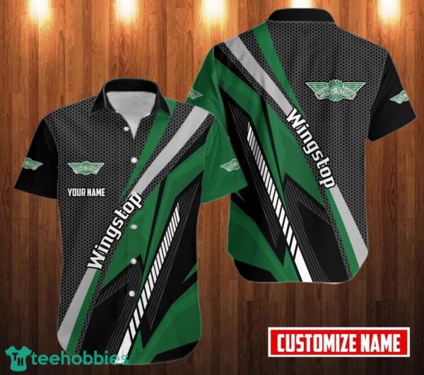 Personalized Wingstop Unique Gift For Fans 3d Hawaiian Shirt Product Photo 1