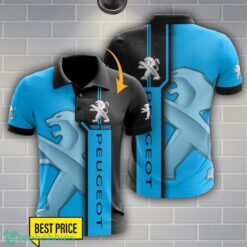 Peugeot 3D Polo Shirt Custom Name For Fans Car Lover Gift Product Photo 1