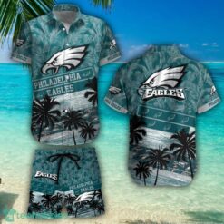 Philadelphia Eagles Team NFL Hawaiian Shirt And Beach Shorts Fans Gift Product Photo 1