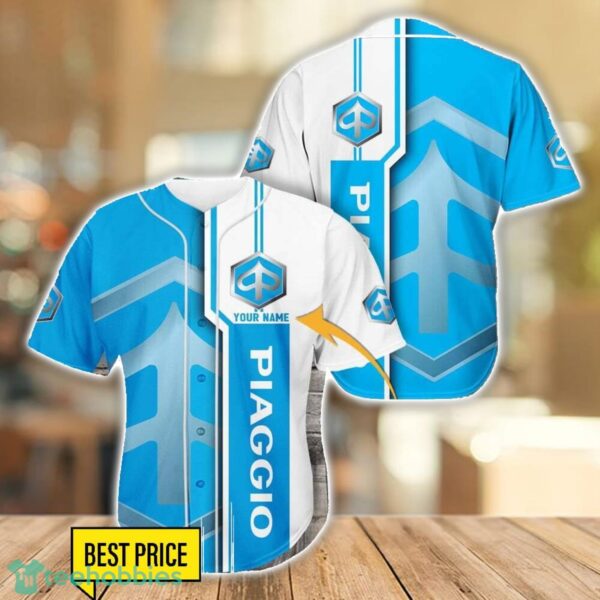 Piaggio New Baseball Jersey Shirt For Car Lovers Gift Custom Name Product Photo 1