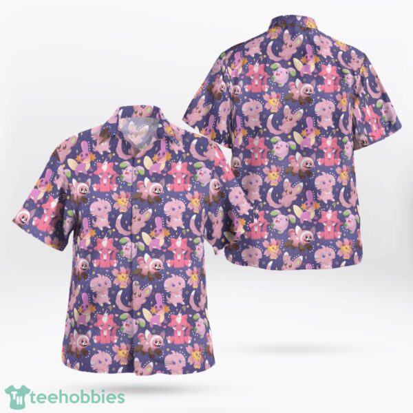 Pink Pokemon Seamless Hawaiian Shirt 3D All Over Printed Hawaii Shirt Summer Gift Product Photo 1