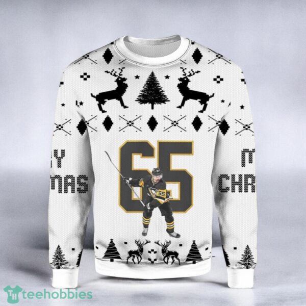 Pittsburgh Penguins #65 3D Ugly Christmas Sweater All Printed Christmas Gift For Men Women Product Photo 1