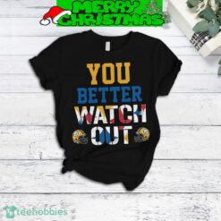 Pittsburgh Steelers Better Watch Out Fleece Pajamas Set All Over Print Christmas Gift - Pittsburgh Steelers Better Watch Out Fleece Pajamas Set-3