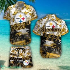 Pittsburgh Steelers Team NFL Hawaiian Shirt And Beach Shorts Fans Gift Product Photo 1